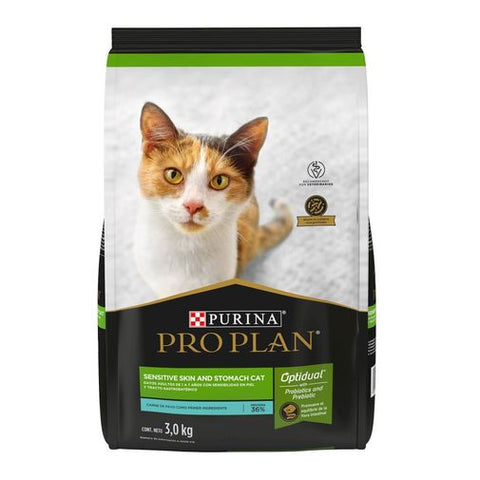 Pro Plan Sensitive Skin and Stomach para Gatos - PetsPlaza