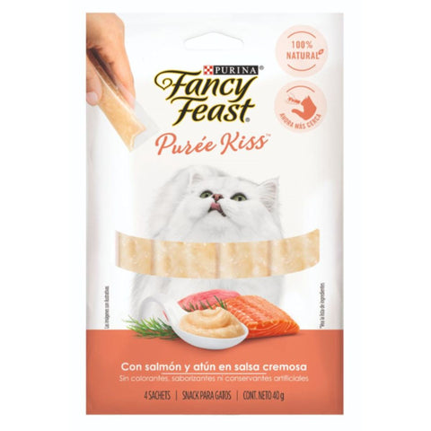 Fancy Feast Purée Kiss Salmón & Atún