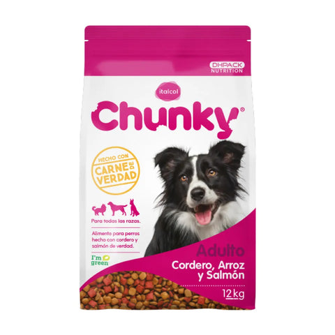 Chunky cordero, arroz y salmón - PetsPlaza