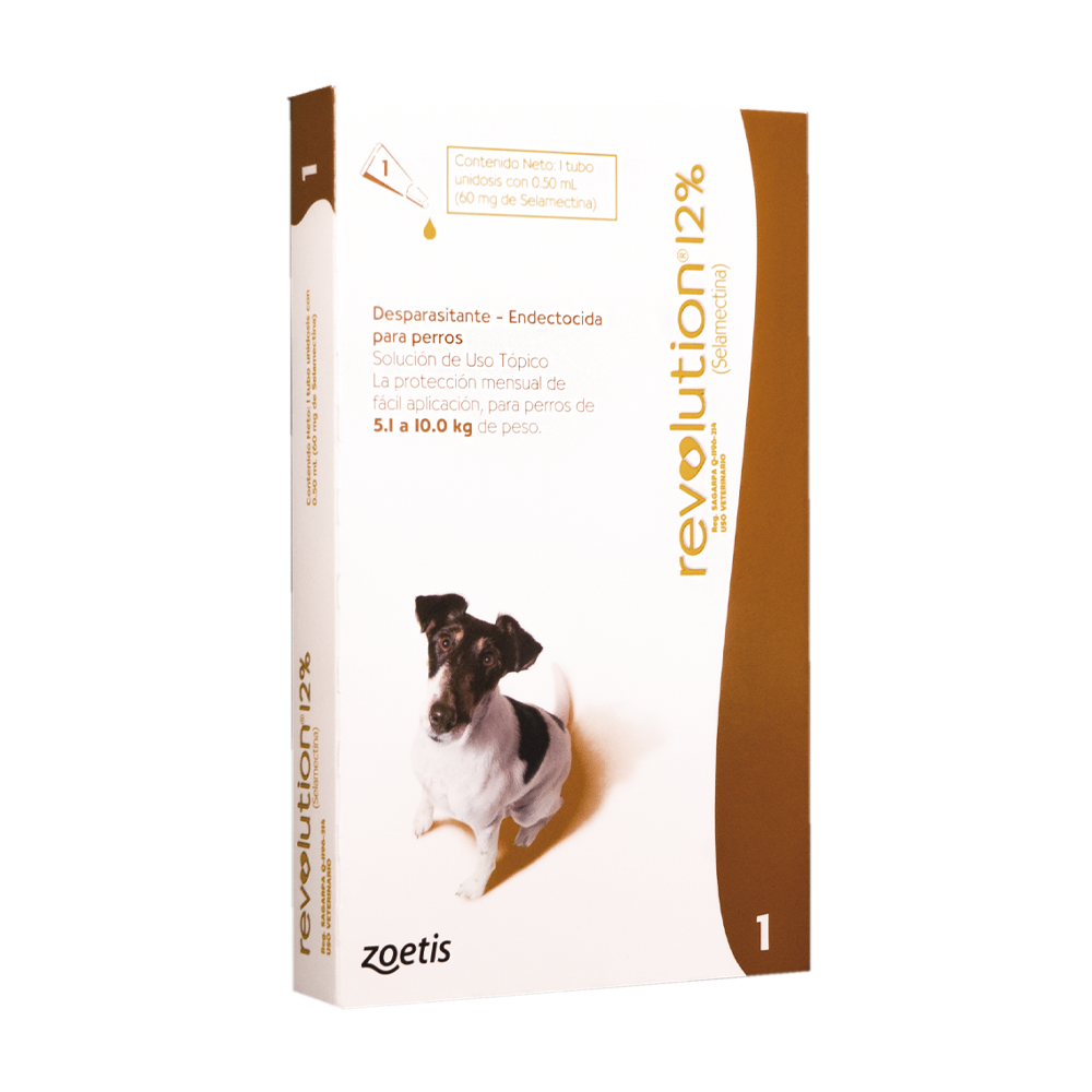 Revolution 12% X 0,50 Ml - Perros de 5.1 Hasta 10 Kg