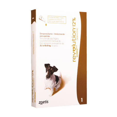 Revolution 12% X 0,50 Ml - Perros de 5.1 Hasta 10 Kg