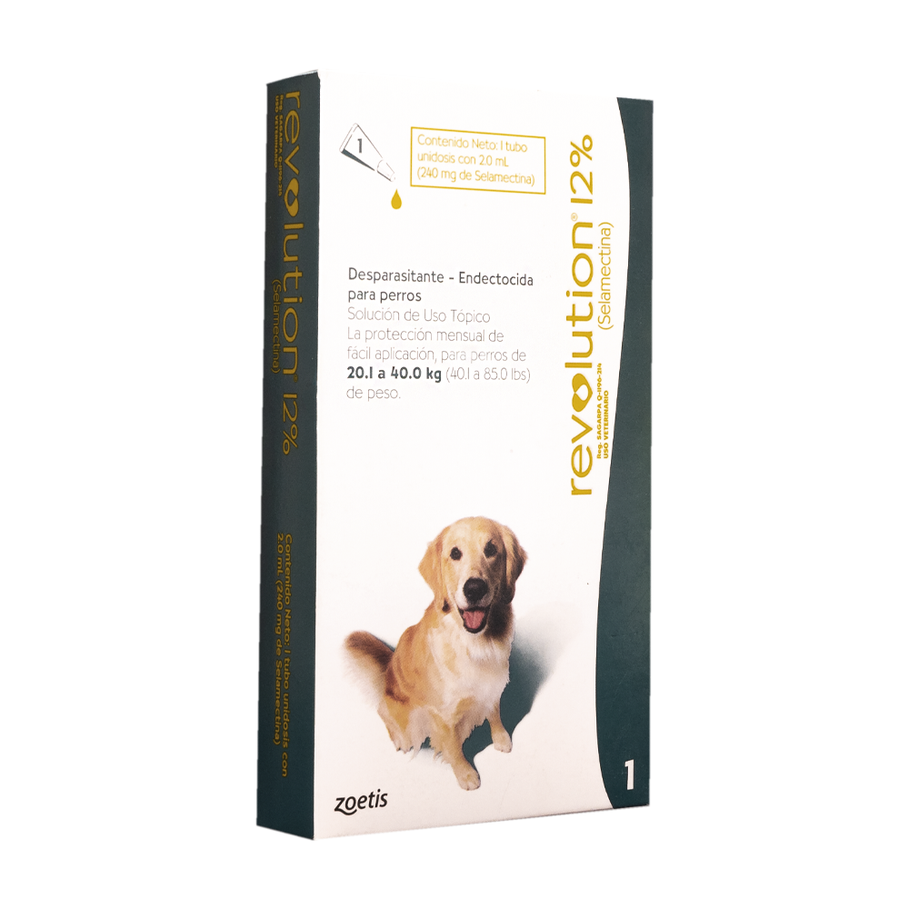 Revolution 12% X 2,0 Ml - Perros de 20 Hasta 40 Kg