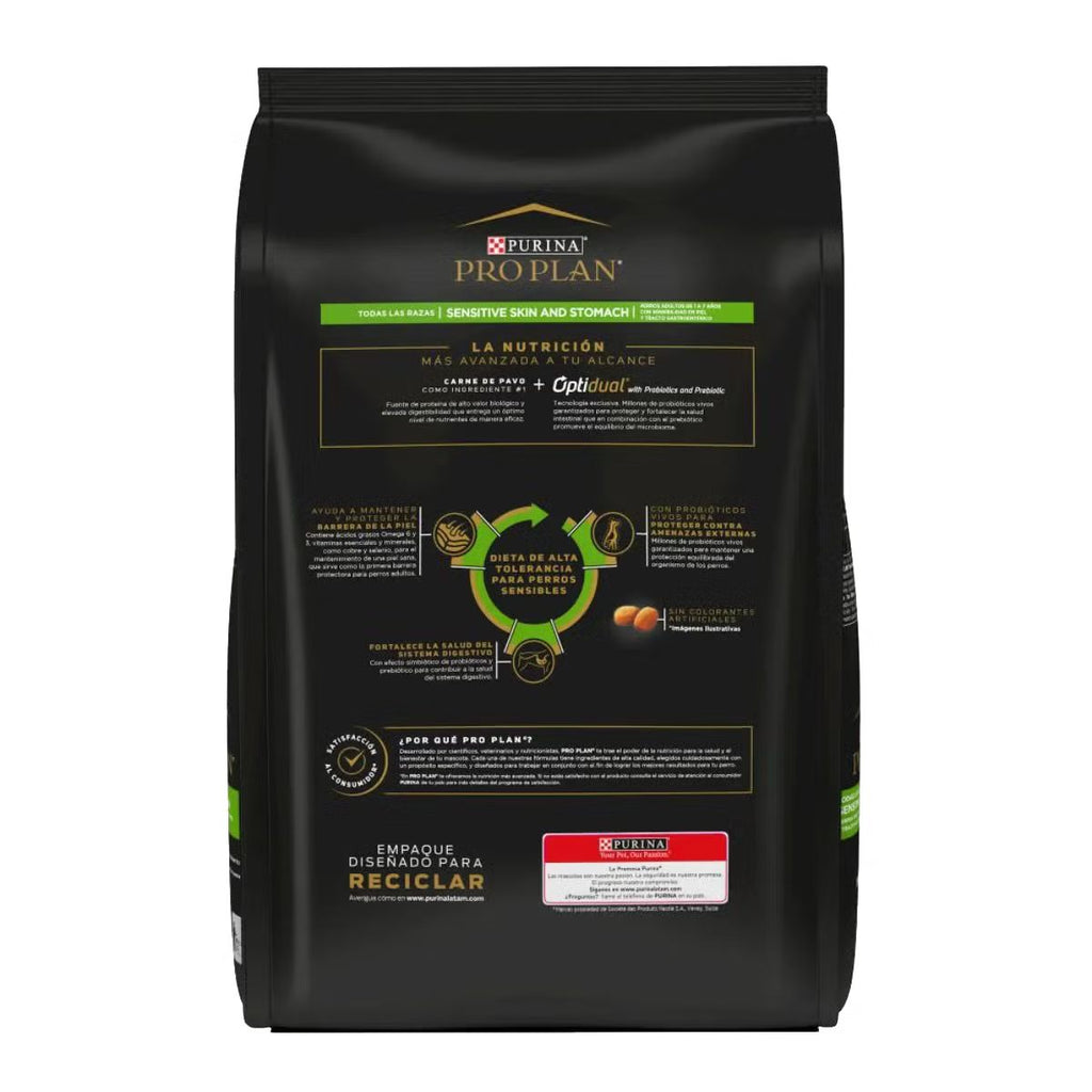 Pro Plan Sensitive Skin and Stomach para Perros - PetsPlaza