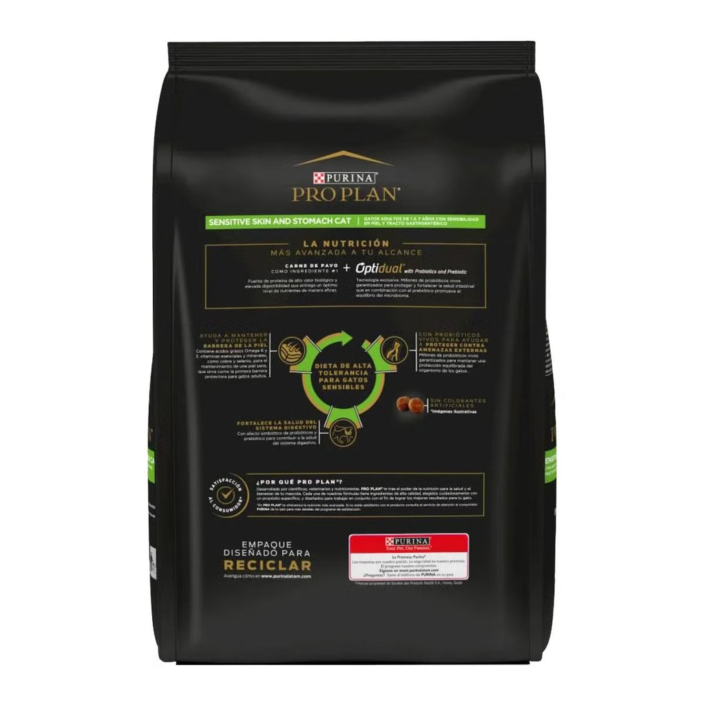 Pro Plan Sensitive Skin and Stomach para Gatos - PetsPlaza