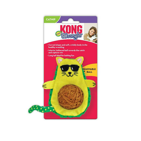 Kong Wrangler Aguacate para Gatos