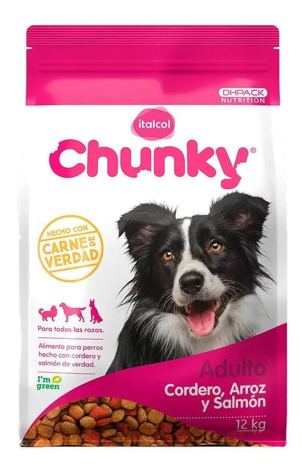 Chunky Cordero Arroz y Salmón