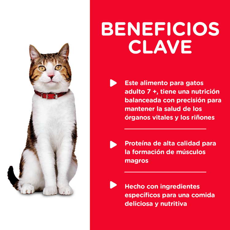 Hill's Science Diet Adult 7+ Pavo Entrée Gatos - PetsPlaza