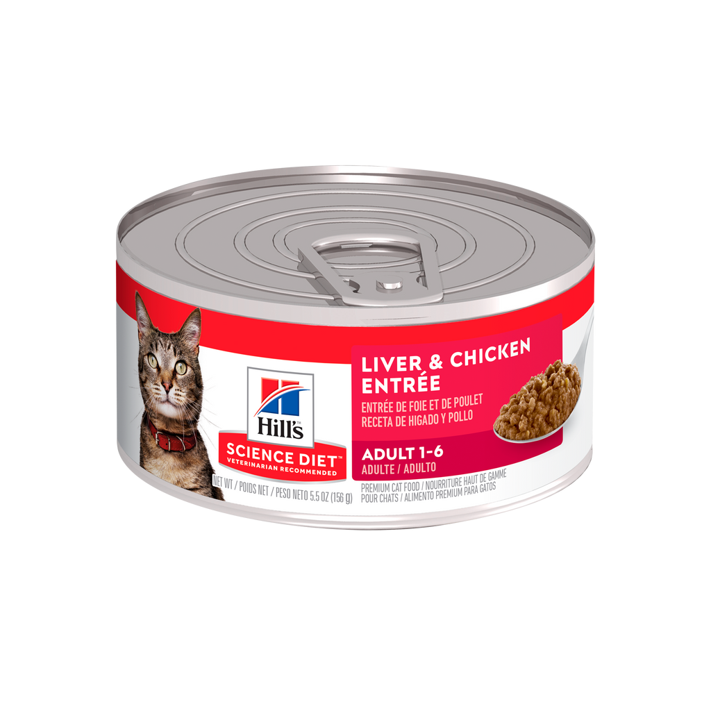 Hill's Science Diet Adult Liver & Chicken Entrée Gatos - PetsPlaza