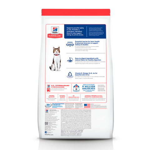 Hill's Science Diet Adult 7+ Gatos - PetsPlaza