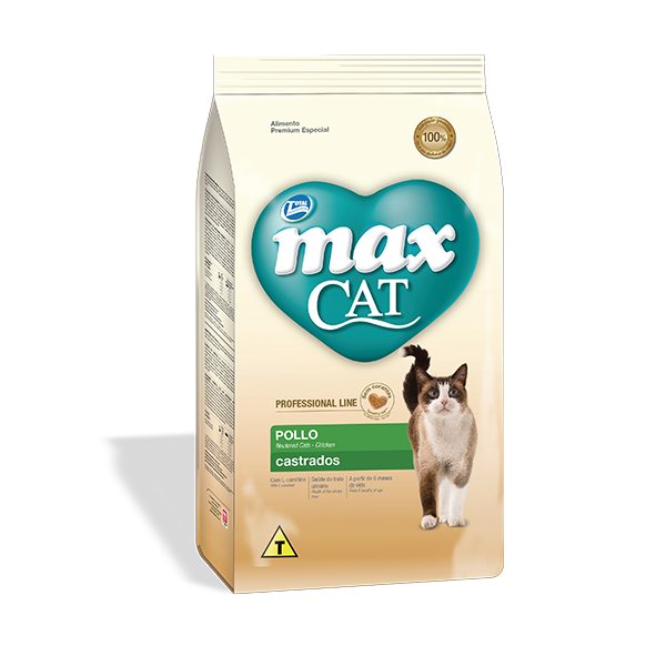Max Cat Gato Castrado Pollo