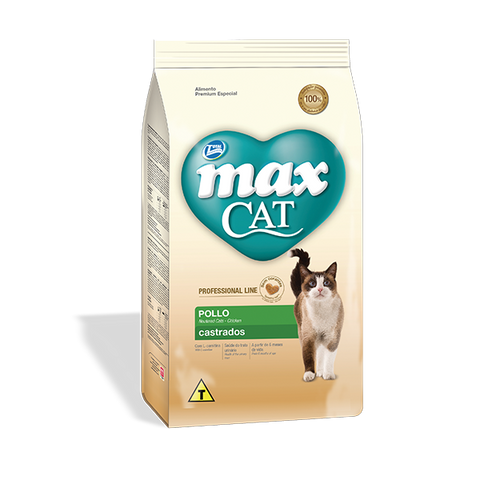 Max Cat Gato Castrado Pollo