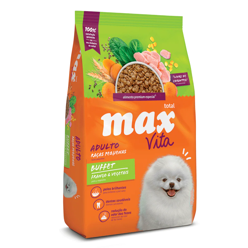 Max Vita Adulto Razas Pequeñas Buffet Pollo & Vegetales