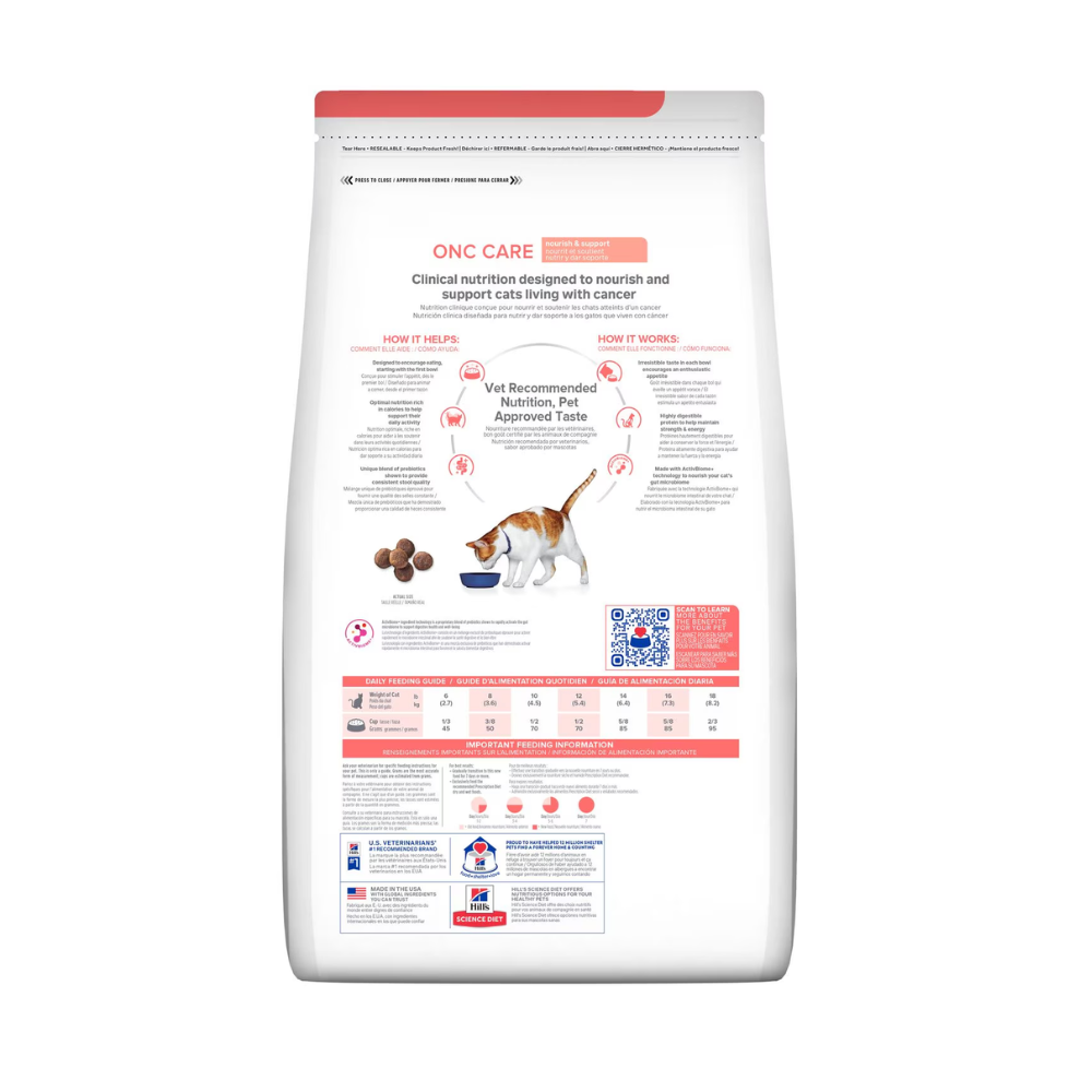 Hill's Prescription Diet ONC Care Alimento Seco de Pollo para Gatos 3,1Kg