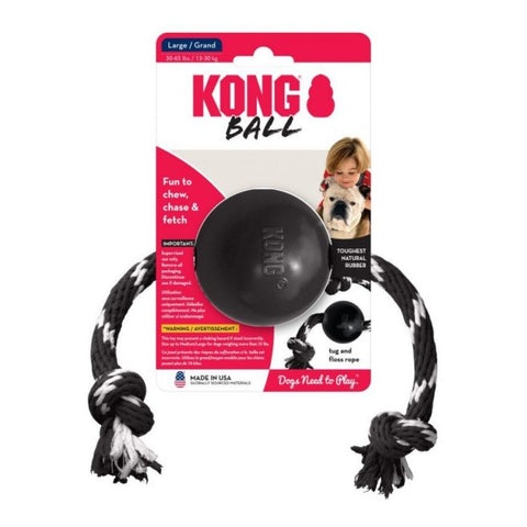Kong Pelota de Caucho Extreme con Lazo Large