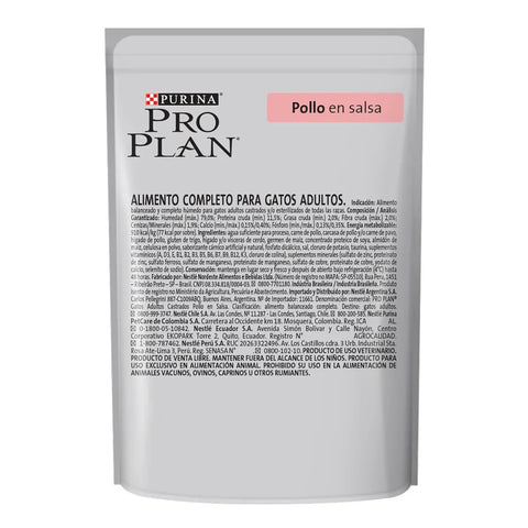 Pro Plan Esterilizado para Gatos Sabor a Pollo