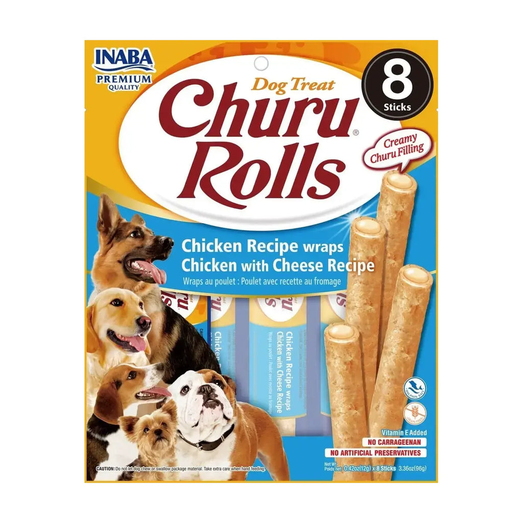 Churu Dog CHICKEN-CHEESE 8 PIEZAS