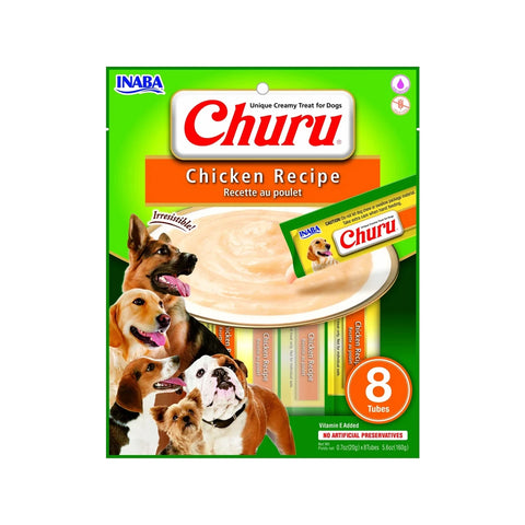 Churu Rolls 8 PIEZAS - CHICKEN WITH VEGETABLES  160 GR