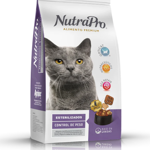 Nutrapro Gatos Adultos Esterilizados & Control de Peso