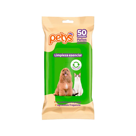 Paños Humedos Petys Limpieza Esencial 