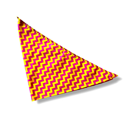 Pañoleta Zig Zag Amarilla