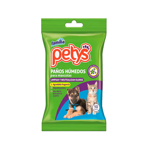 Paños Húmedo Petys Ristra x 10 Und