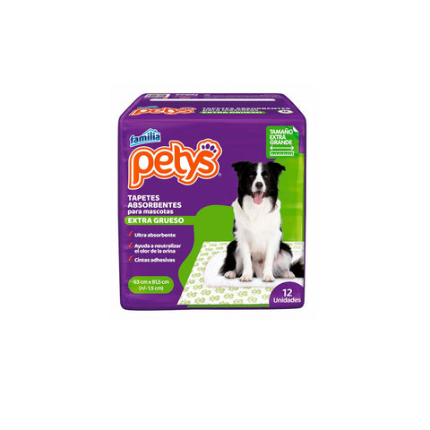 Tapete Petys Extra Grueso X 12 Und