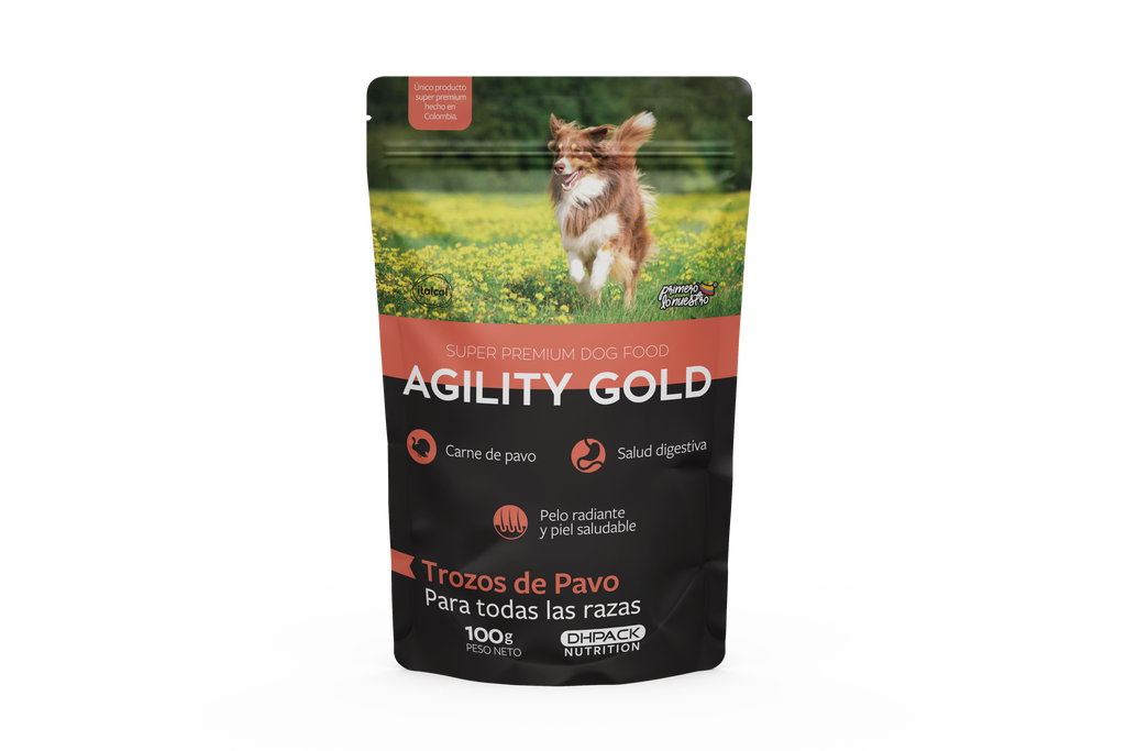 Agility Gold Pouches Trozos de Pavo