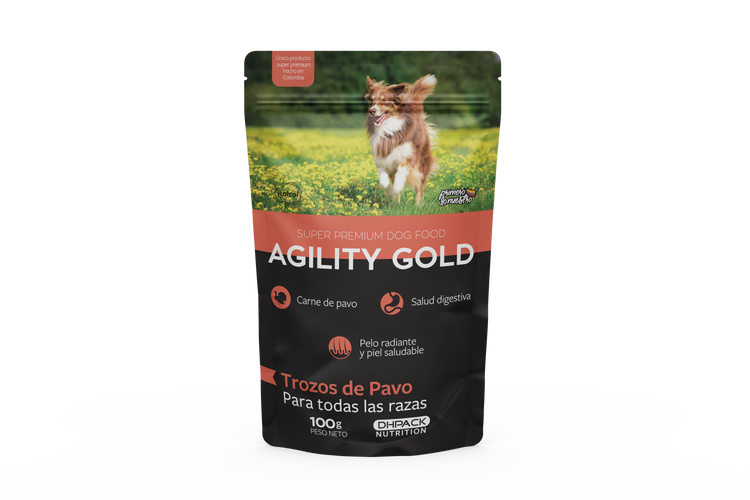 Agility Gold Pouches Trozos de Pavo