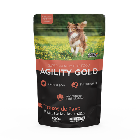 Agility Gold Pouches Trozos de Pavo