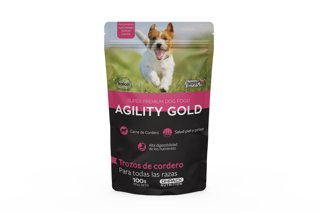 Agility Gold Pouches Trozos de Cordero