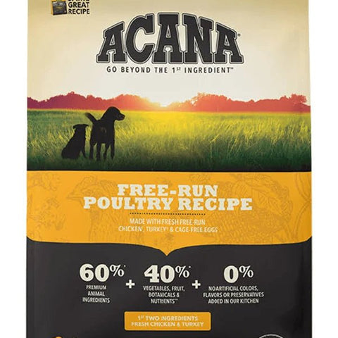 Acana Free - Run Poultry 2 KG Alimento Premium para Perros - PetsPlaza