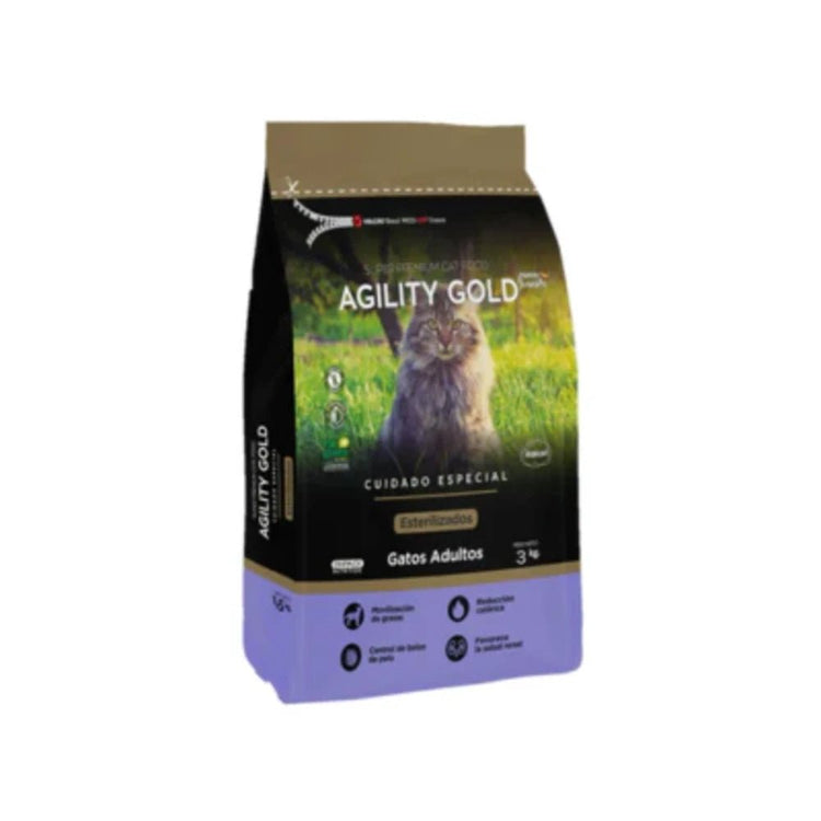 Agility Gold Cuidado Especial Gatos Esterilizados - PetsPlaza