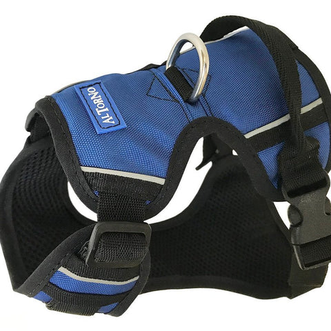Arnés en Lona Azul - PetsPlaza