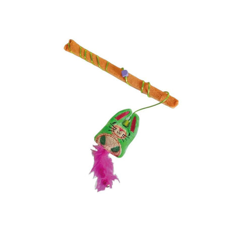 Cañita con Peluche y Catnip - PetsPlaza
