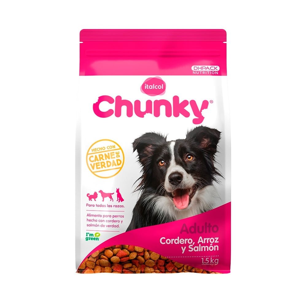 Chunky Adulto Cordero Arroz y Salmón - PetsPlaza