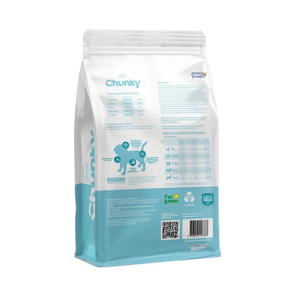 Chunky Cachorros Sabor a Pollo - PetsPlaza