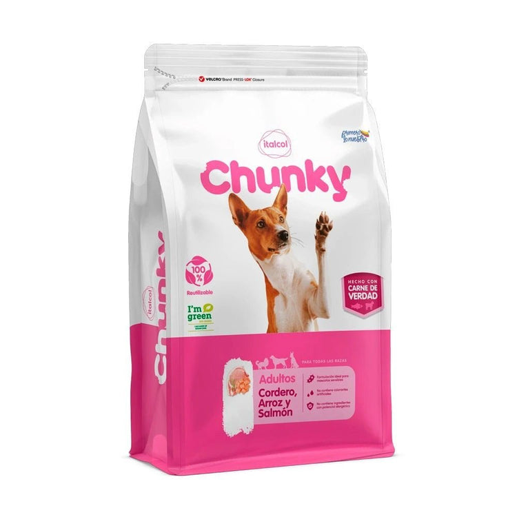 Chunky Adulto Cordero Arroz y Salmón - PetsPlaza