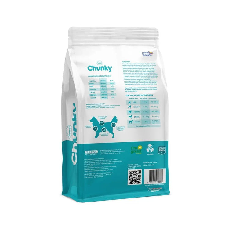 Chunky Perros Adultos Sabor a Pollo - PetsPlaza