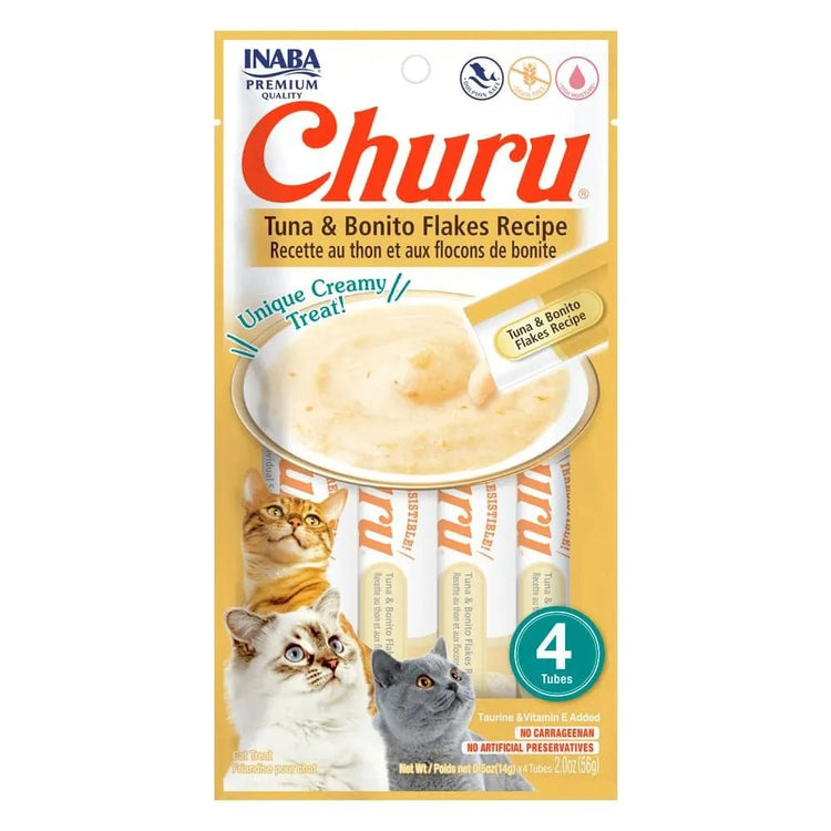 Churu Atún con Hojuelas de Bonito - PetsPlaza