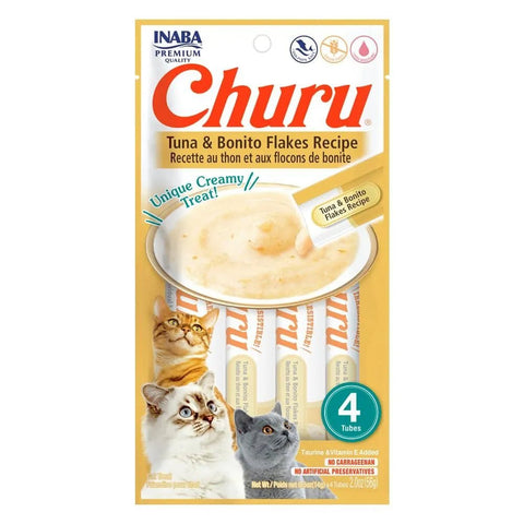 Churu Atún con Hojuelas de Bonito - PetsPlaza