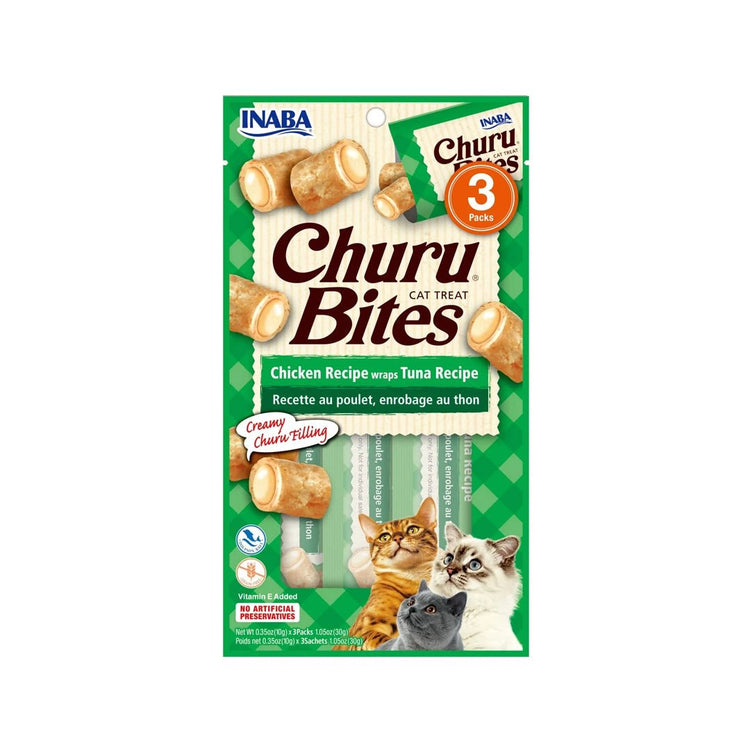 Churu Bites Pollo Wraps de Pollo & Atún - PetsPlaza