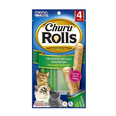 Churu Rolls Pollo Relleno de Atún - PetsPlaza