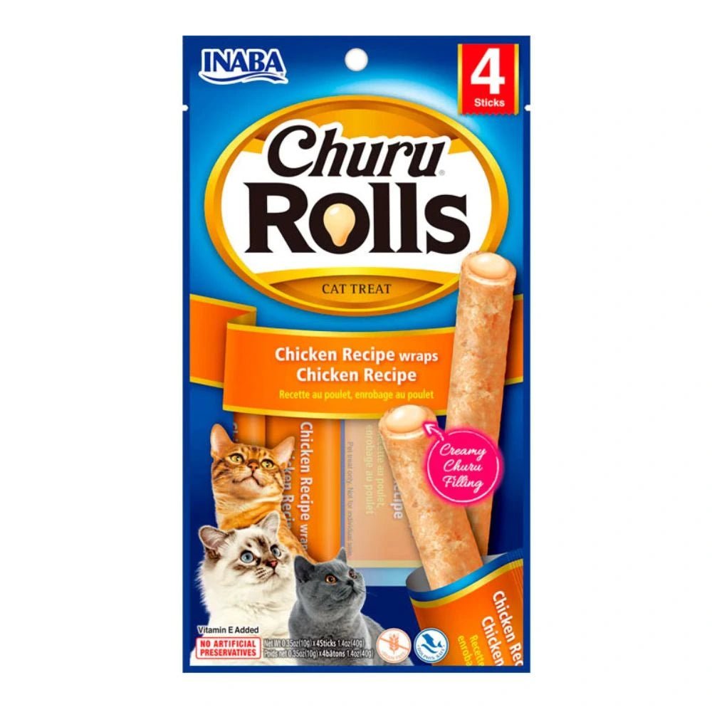Churu Rolls Pollo Wraps con Pollo - PetsPlaza