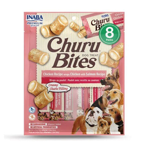 Churu Rolls Pollo Wraps con Salmón para Perros - PetsPlaza
