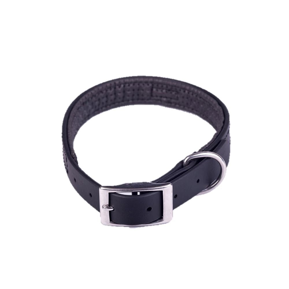 Collar Sintético Neopreno Negro - PetsPlaza