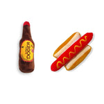 Combo Black Friday: Combo Doger: Peluche Perro Caliente + Peluche Cerveza - PetsPlaza