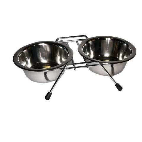 Comedero Doble Sencillo - PetsPlaza