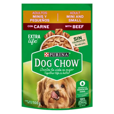 Dog Chow Adultos Minis y Pequeños Carne - PetsPlaza