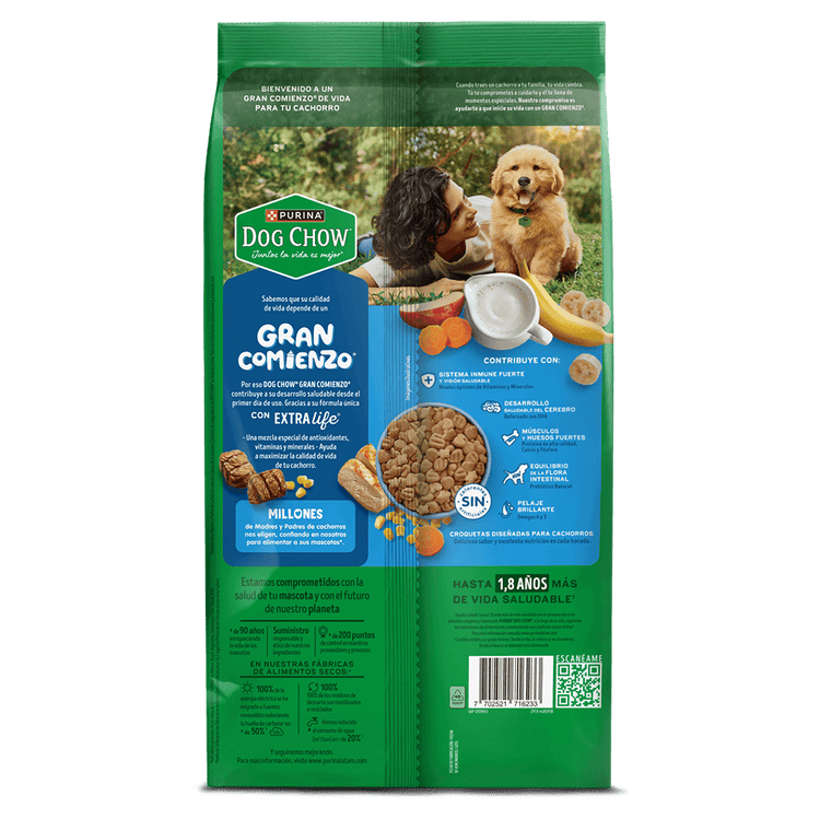 Dog Chow Gran Comienzo Cachorros Medianos y Grandes - PetsPlaza