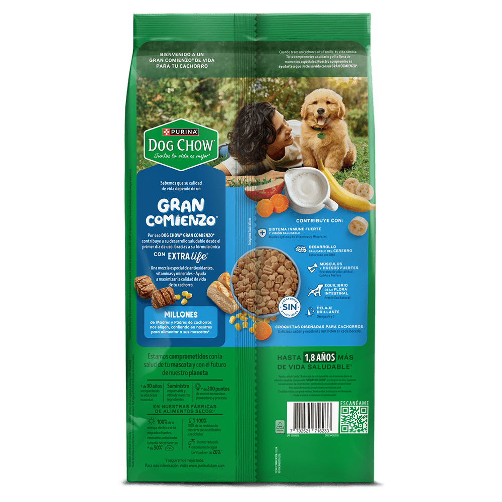 Dog Chow Gran Comienzo Cachorros Medianos y Grandes - PetsPlaza